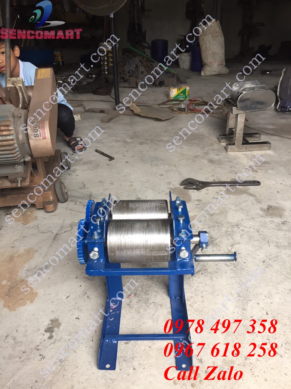 Máy thái bì thép siêu rẻ tại Sencomart