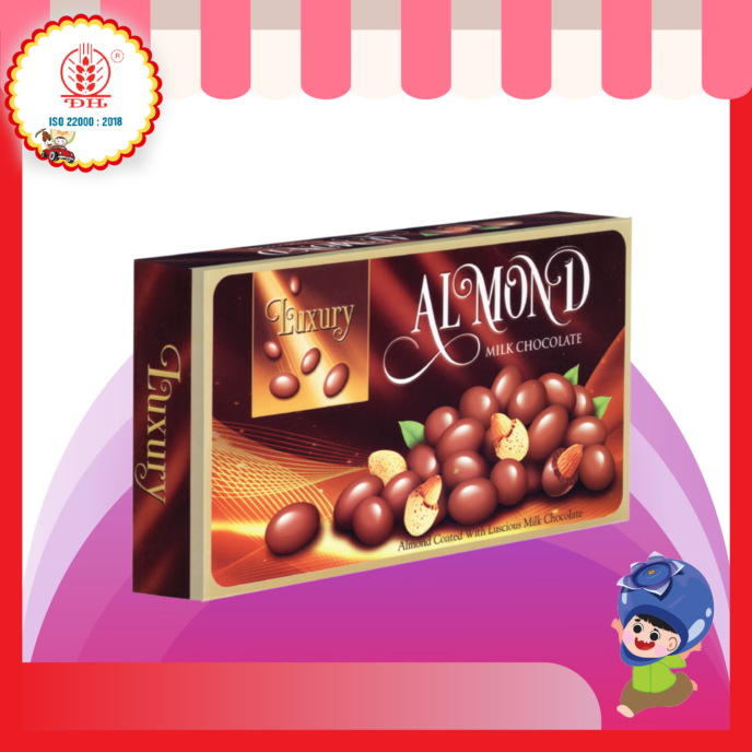 SOCOLA Hạnh Nhân ALMOND Hộp 200gr-đồ ăn vặt-tết-tết 2022