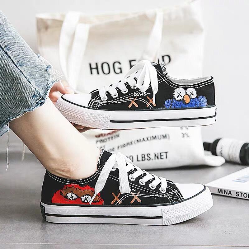 GIÀY SNEAKER  NỮ CỔ THẤP HÌNH THÚ