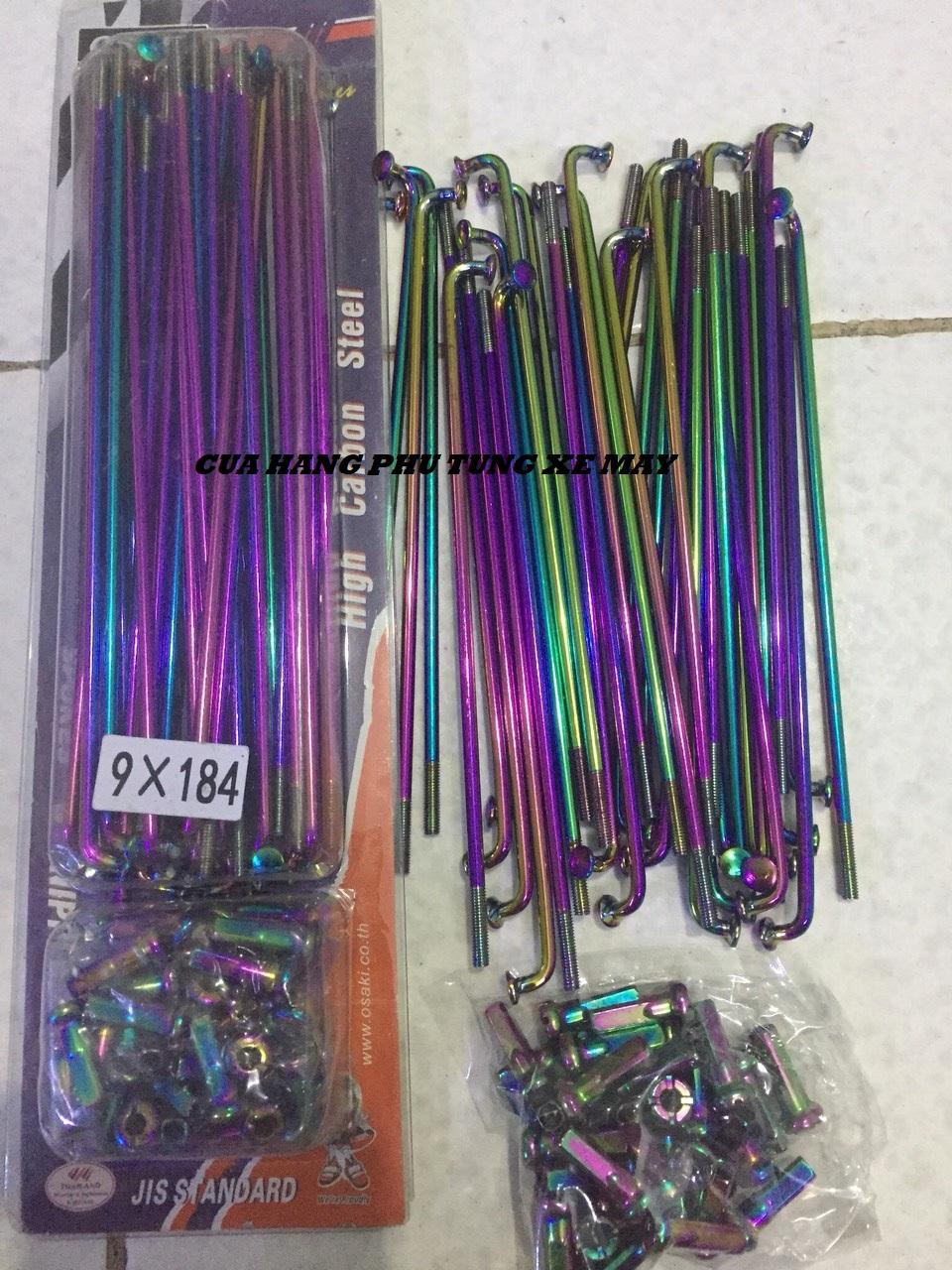 Bộ Căm 7 màu cho các loại xe - 2 bánh