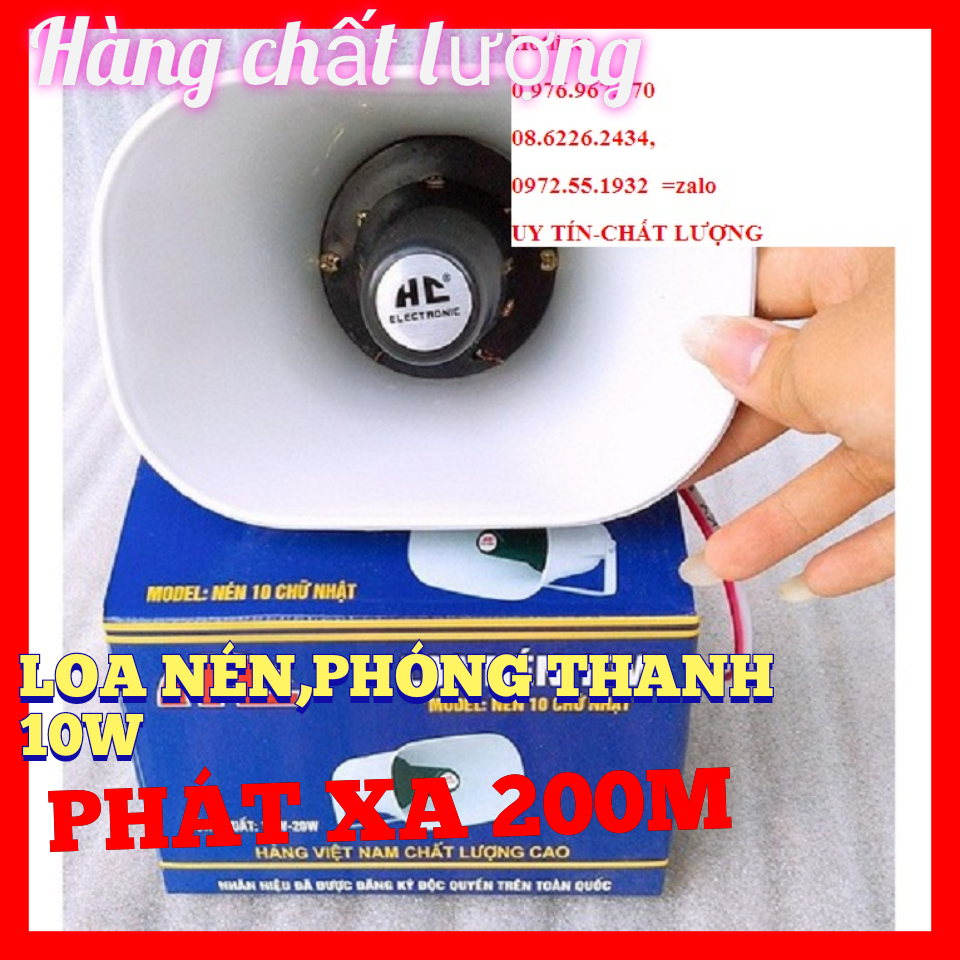 Loa phóng thanh 10w - loa nén - loa bán hàng
