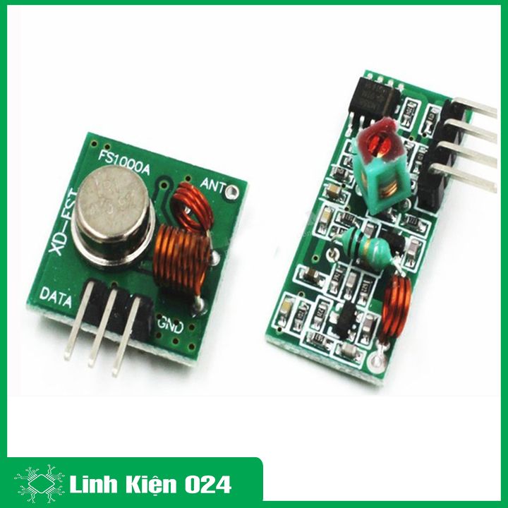 Module thu phát RF 433 (gồm 1 bộ thu và 1 bộ phát RF)