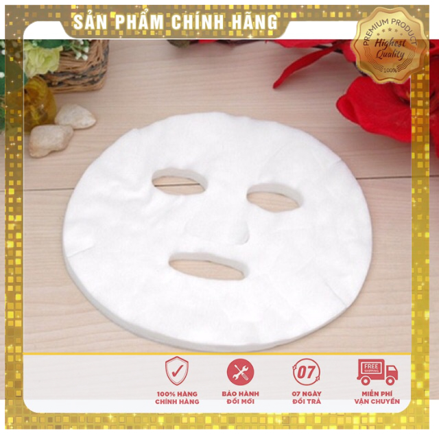 Gói 100 miếng mặt nạ giấy khô dùng để đắp mặt lột mụn