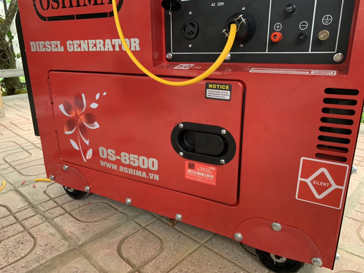 Máy Phát Điện Chạy Dầu 7kw Oshima 8500