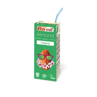 Sữa hạnh nhân nguyên chất hữu cơ Ecomil 200ml thumbnail