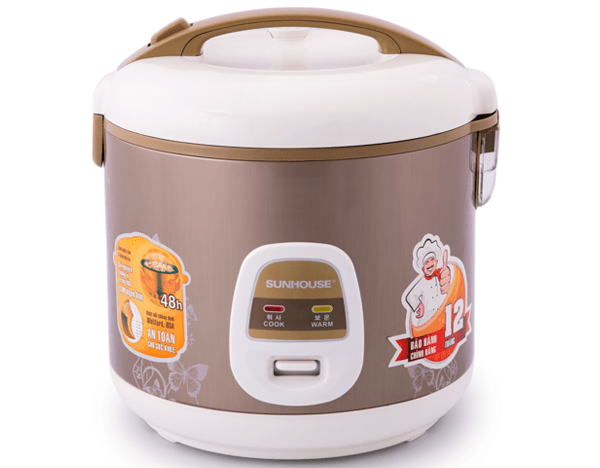 Nồi cơm điện cơ 1,8L Sunhouse SHD8616-vàng
