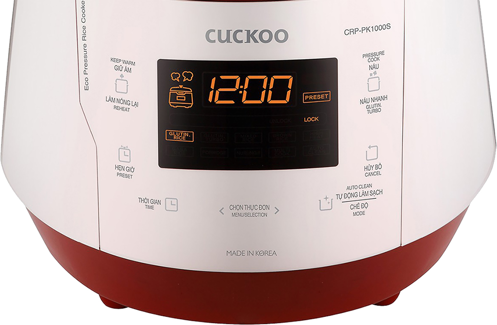 [HCM][Trả góp 0%]Nồi cơm điện Cuckoo 1.8 lít CRP-PK1000S