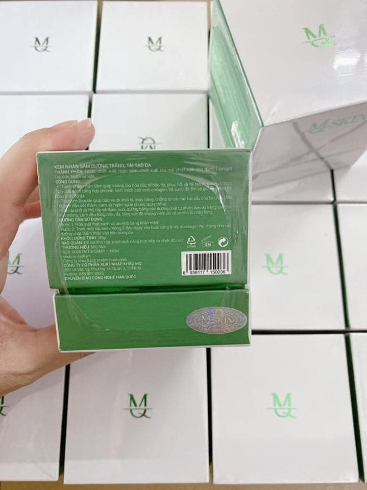 Kem Face Nhân Sâm MQ Skin