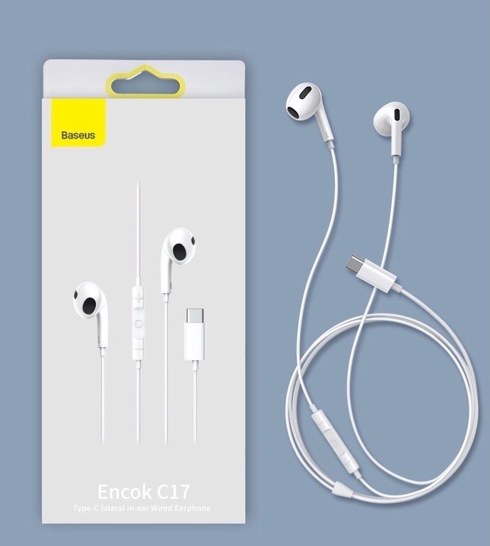 Type-C Baseus C17 Cz11 Cz19 Wired Headphones