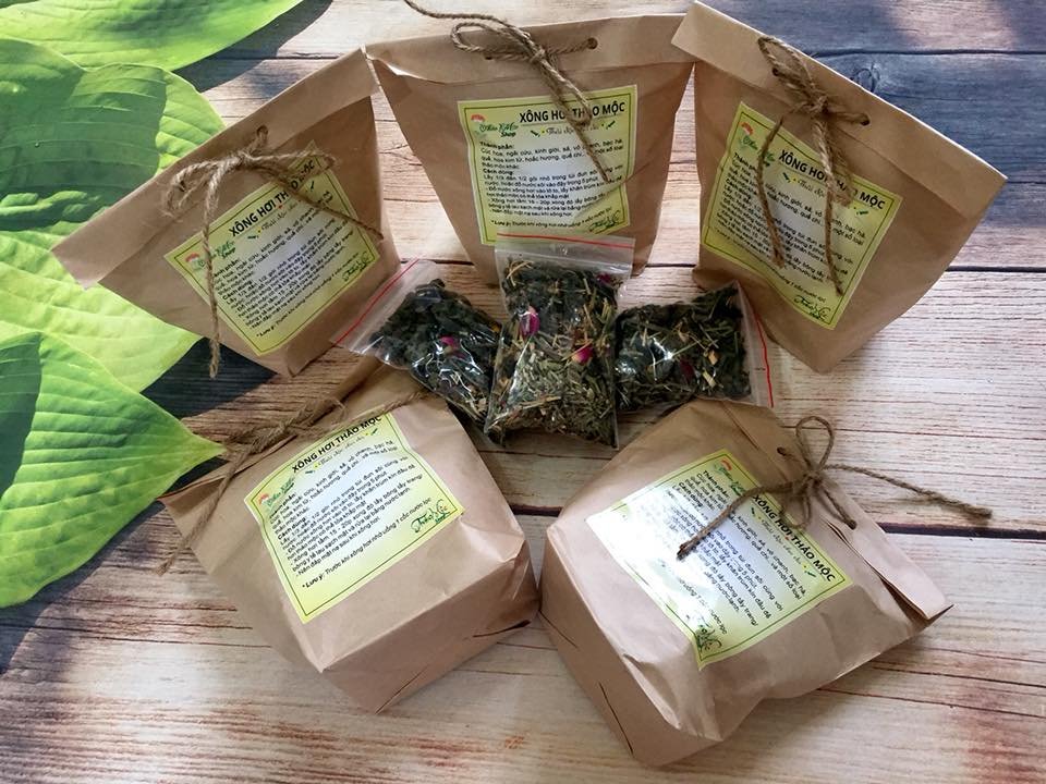 [HCM]Thảo mộc xông mặt sau sinh Handmade (12 lần xong)