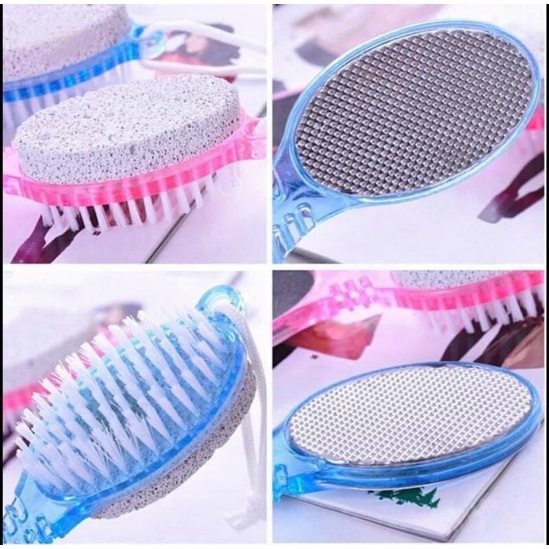 Dụng cụ chà gót chân 2 đầu, bàn chải chà gót chân