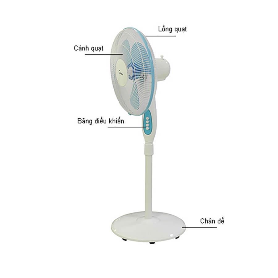 Quạt đứng Midea FS40-11V (Cây)
