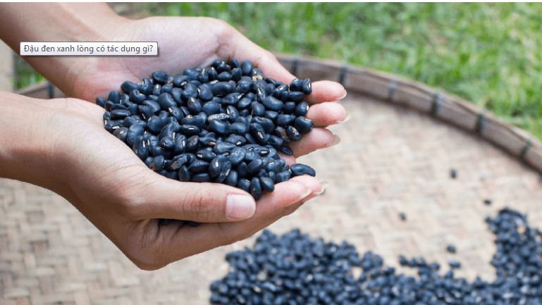 Đậu đen xanh lòng - hạt to - 500g
