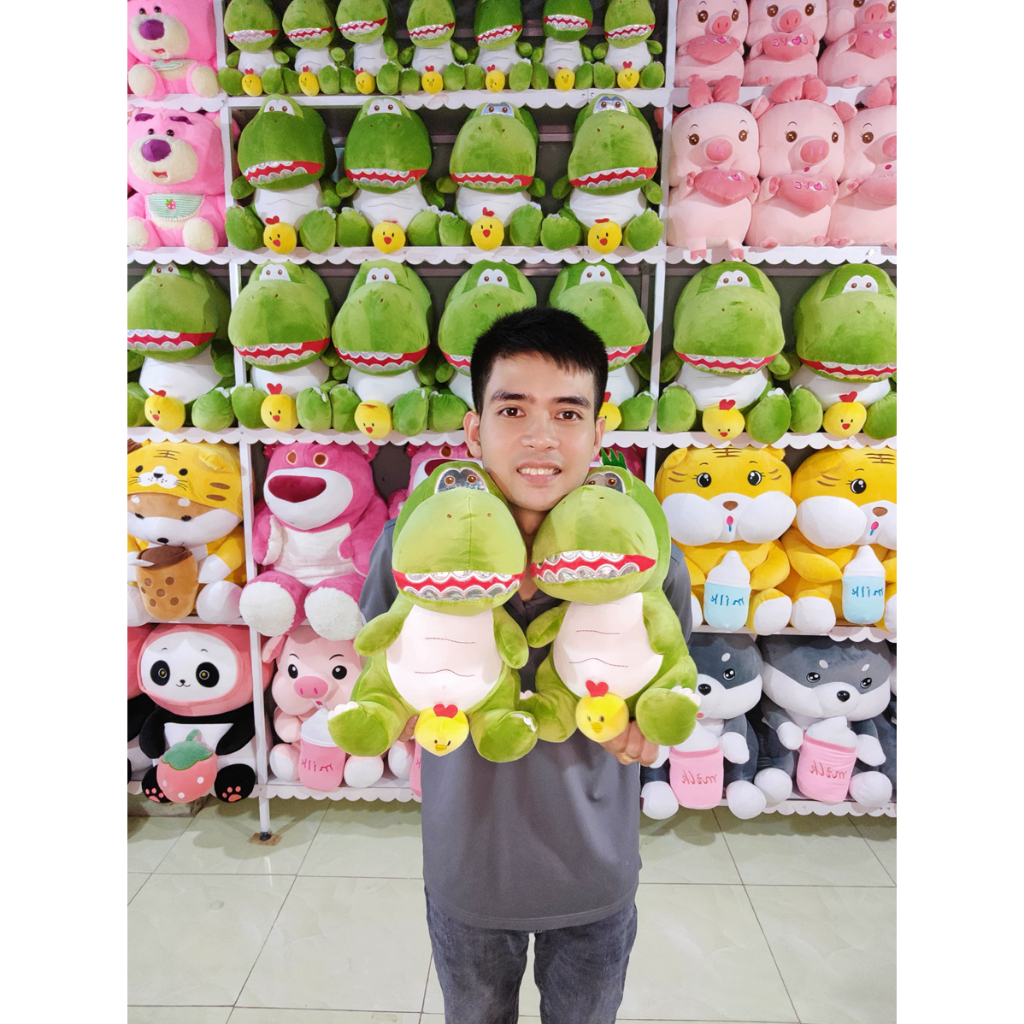 Gấu bông khủng long siêu dẽ thương