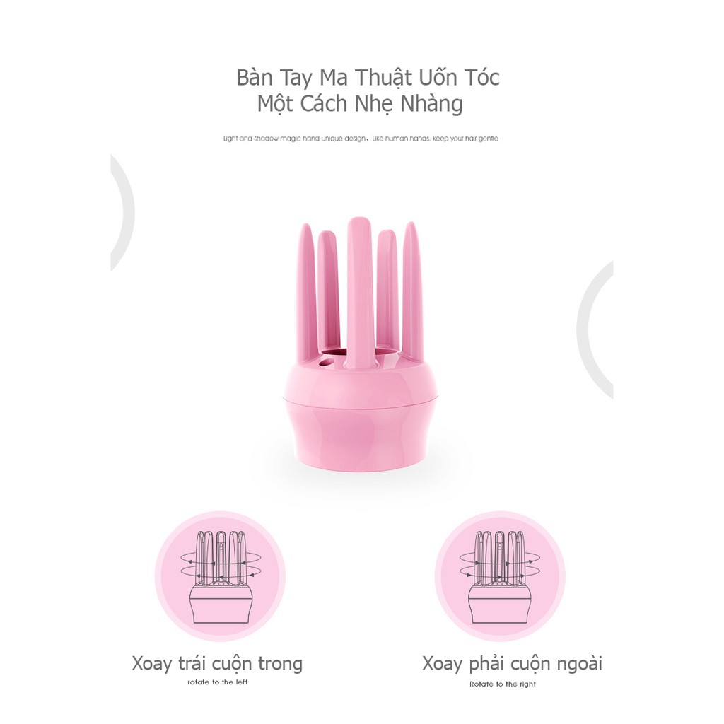 Máy uốn tóc xoăn xoay tự động 360 độ