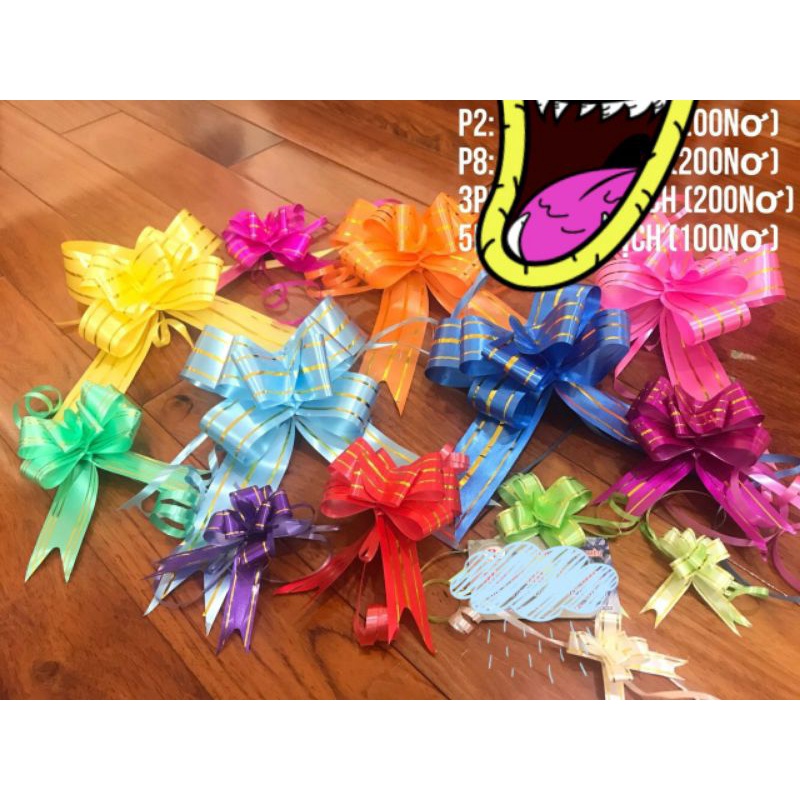 Combo Sỉ 150 Cái Nơ Rút 5Cm Đủ Màu