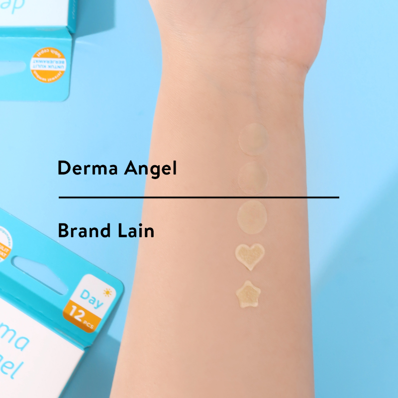 Combo 2 Miếng Dán Mụn Dùng Cho Ban Ngày Derma Angel 12 Miếng