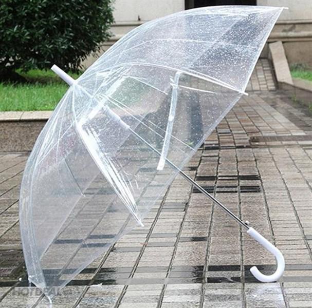 Dù trong suốt thời trang loại dày