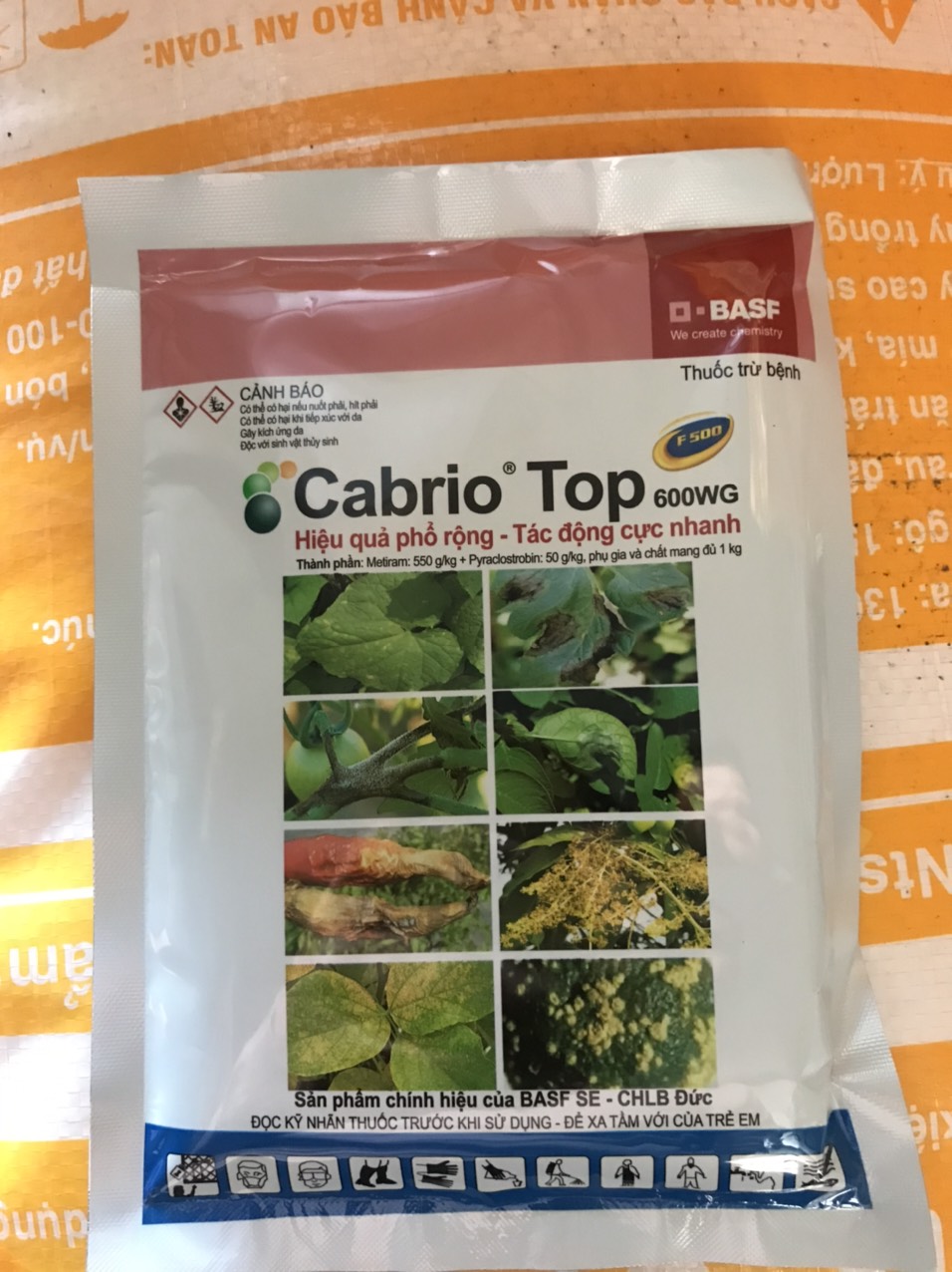 Thuốc trừ bệnh Cabrio Top 600wg (gói 100gr)