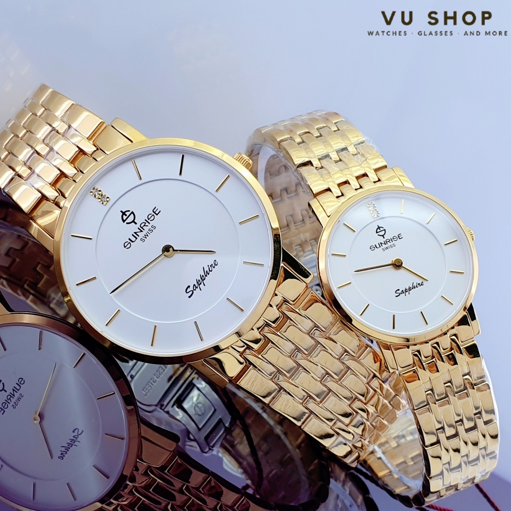 Sunrise Couple Watch DM737SWC - Super thin - Sapphire glass