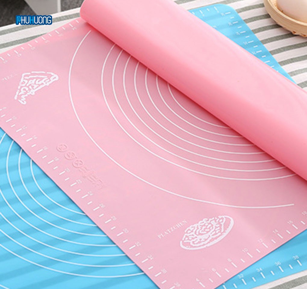 Silicone Dough Mat (Pink or Blue)