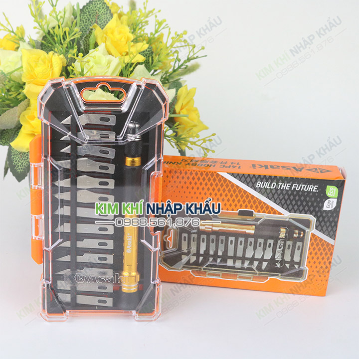 Bộ dao tỉa hoa quả đa năng 13 lưỡi ASAKI