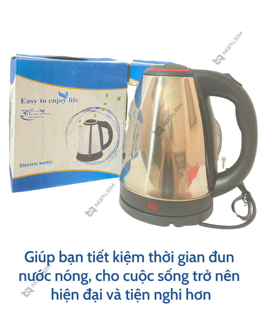 Ấm Siêu Tốc Đun Nước 1.8L Electric Kettle