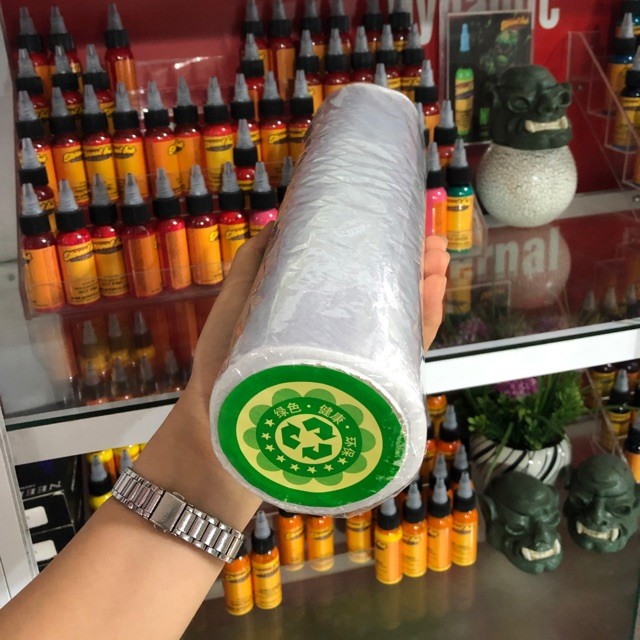 Cuộn nilon 200m bọc ủ tê trong xăm hình