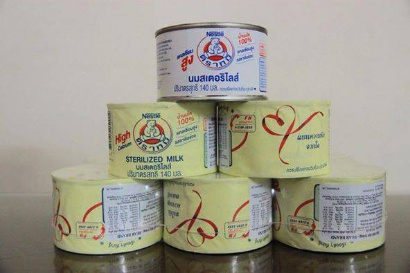 Set 6 lon sữa gấu Nestle Thái Lan tăng cân và tăng chiều cao 140ml