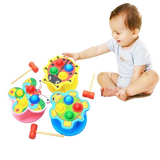 Bộ đồ chơi đập cá bằng gỗ cho bé