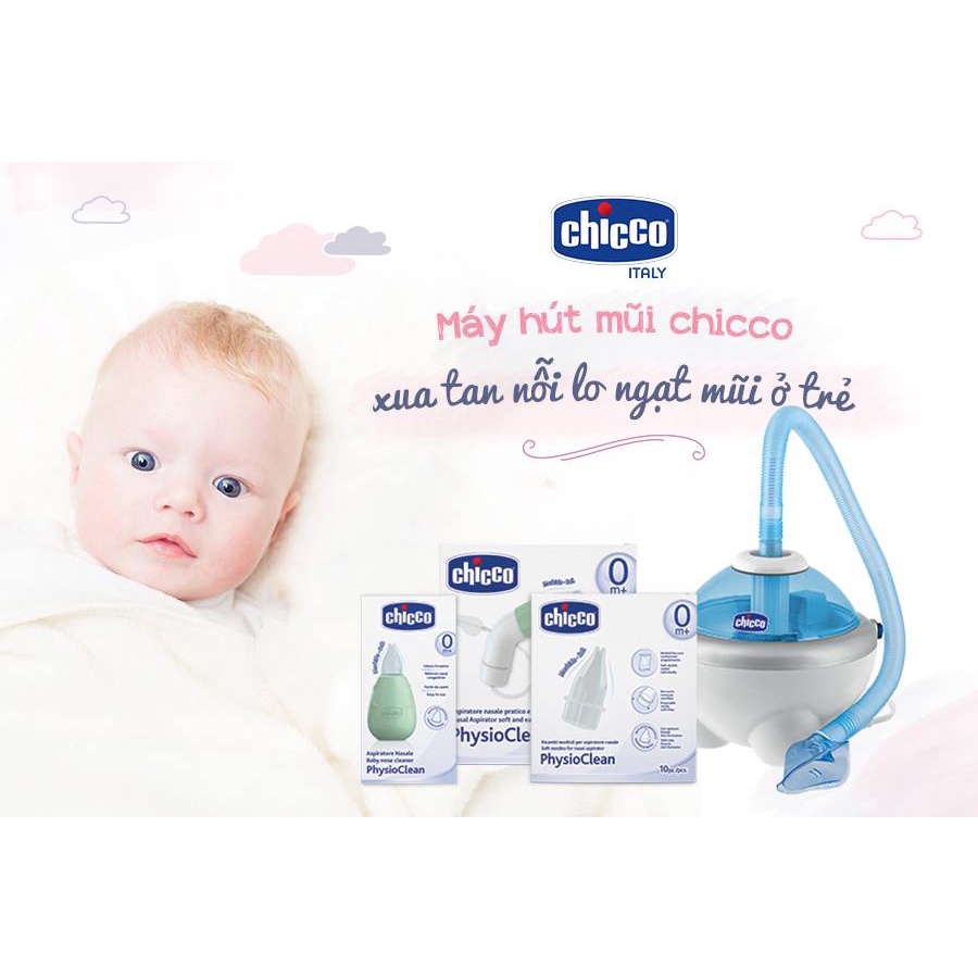 Dụng cụ hút mũi Chicco (Hút mũi cho bé)