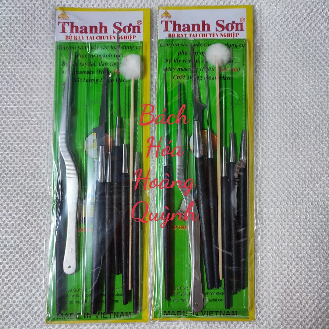 Combo 30 vĩ lấy ráy tai bộ 8 dụng cụ (loại vĩ)