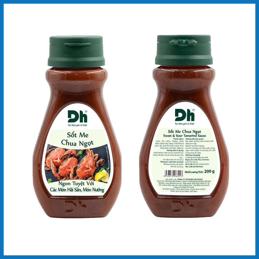 Sốt me chua ngọt chai 200gr