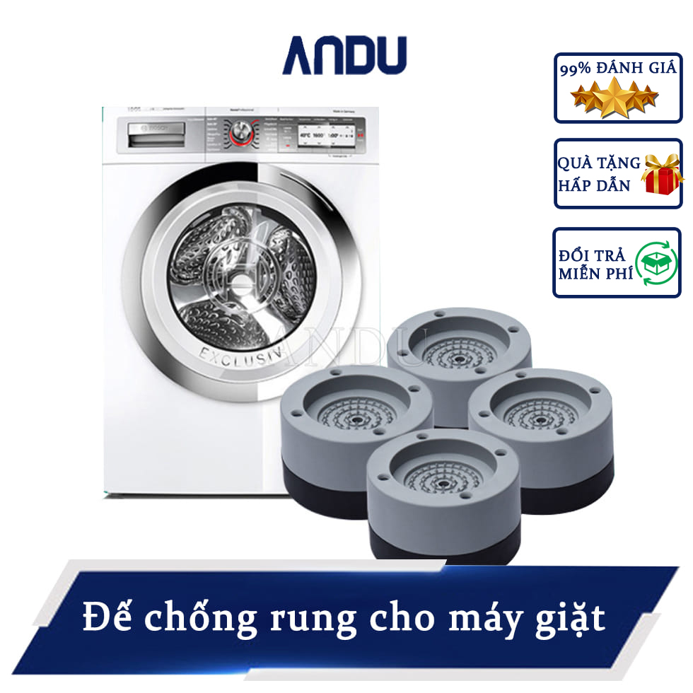 Đế cao su chống rung máy giặt bộ 4 chiếc chống rung chống ồn hiệu quả