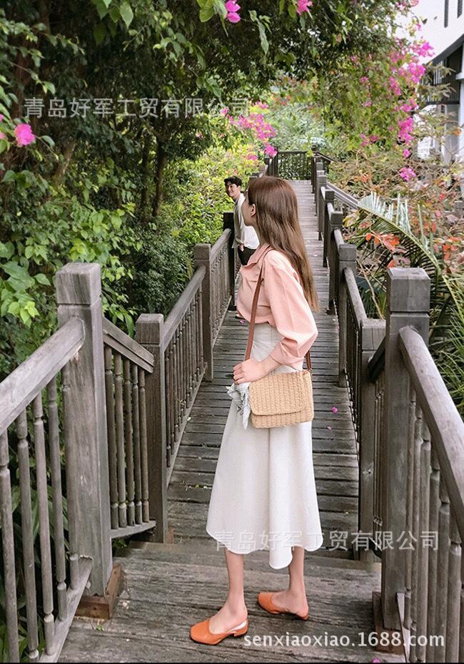 Túi cói hộp phong cách Vitage