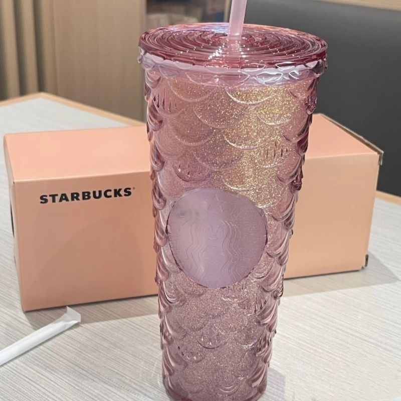 Cốc Ly Starbuck Tặng Kèm Ống Hút 700ml Đổi Màu Khi Đựng Nước Xinh Xỉu A.D