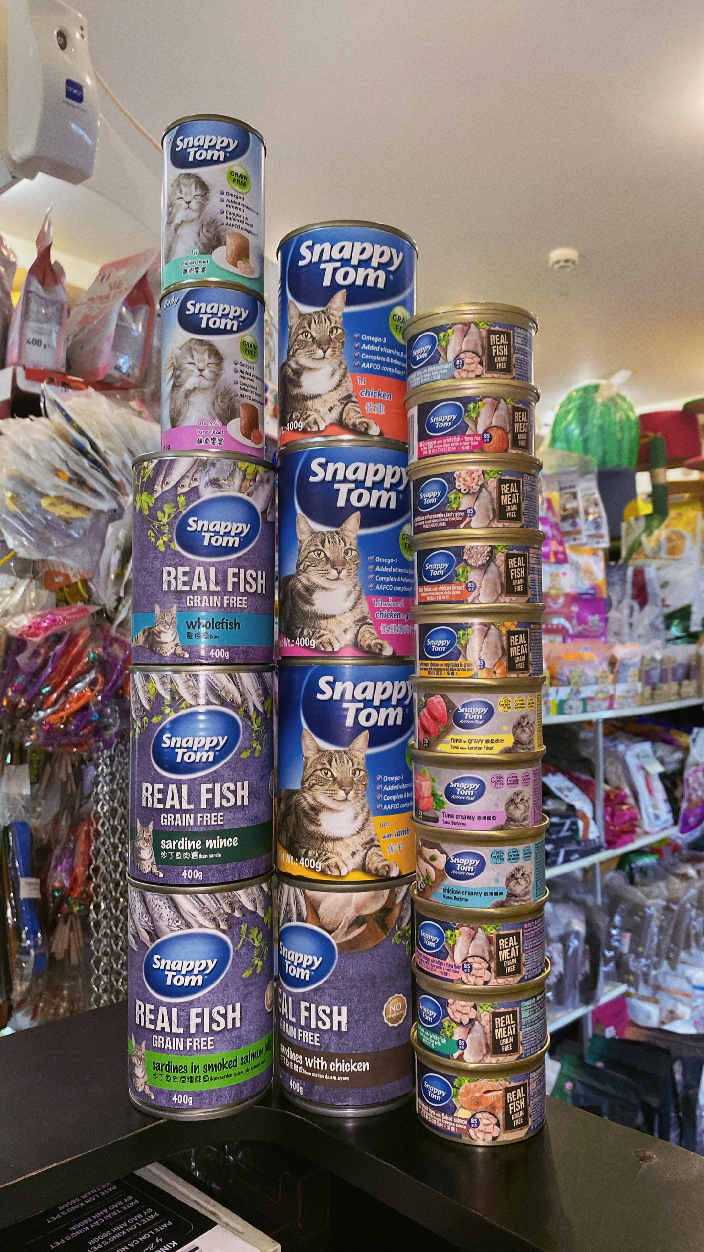 Pate mèo con Snappy Tom 150gr - T3 PETS SHOP