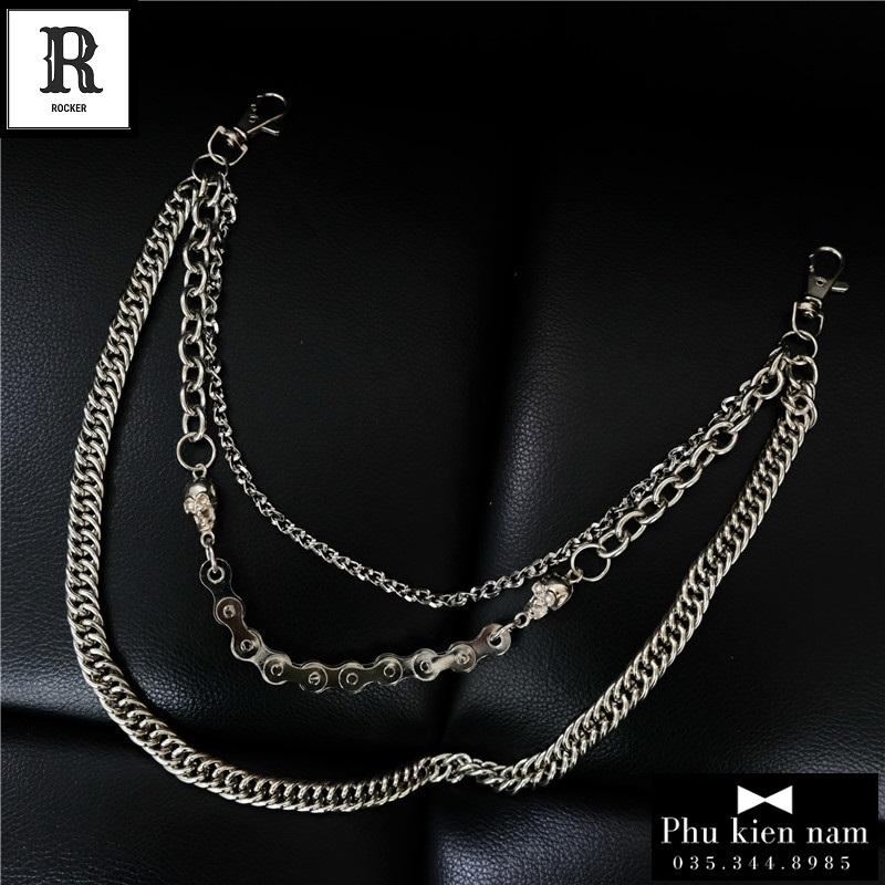 Xích quần Jeans – Chuỗi Silver Manacle - Mã XQJ009