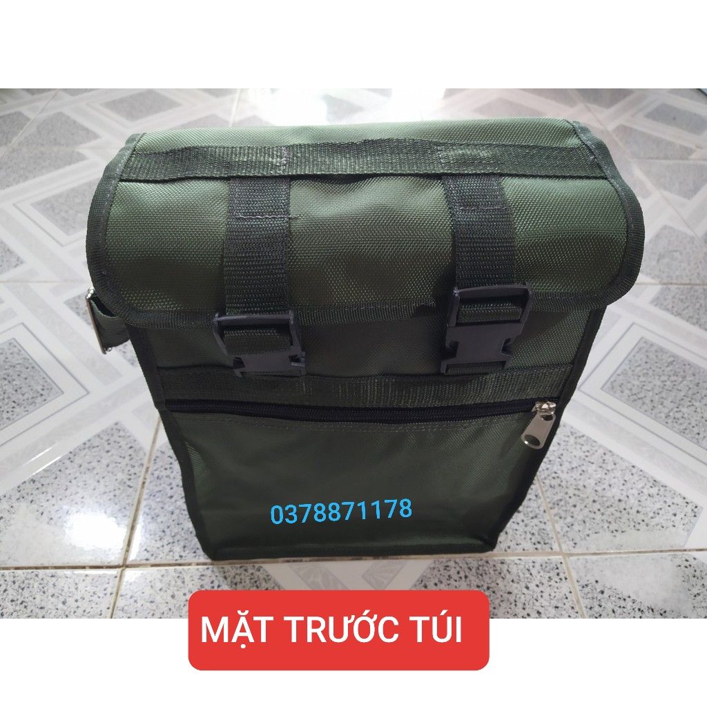Túi đựng đồ nghề đeo chéo 2 khoá ( 26 × 34 × 13cm )