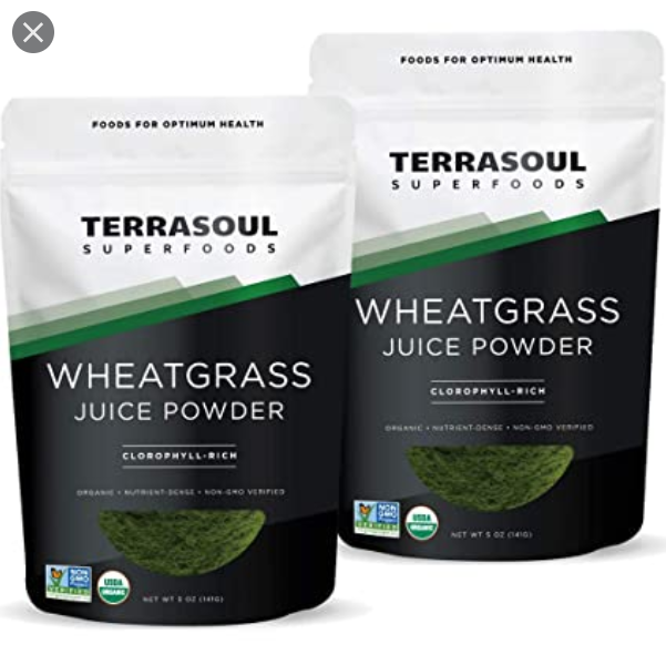 Bột cỏ lúa mì wheatgrass terrasoul hữu cơ 141g