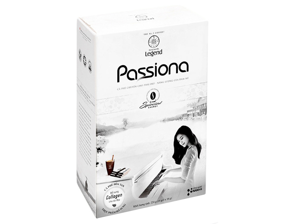 CÀ PHÊ SỮA TRUNG NGUYÊN LEGEND PASSIONA 4IN1  240g ( 14 GÓI *16G) - 22464