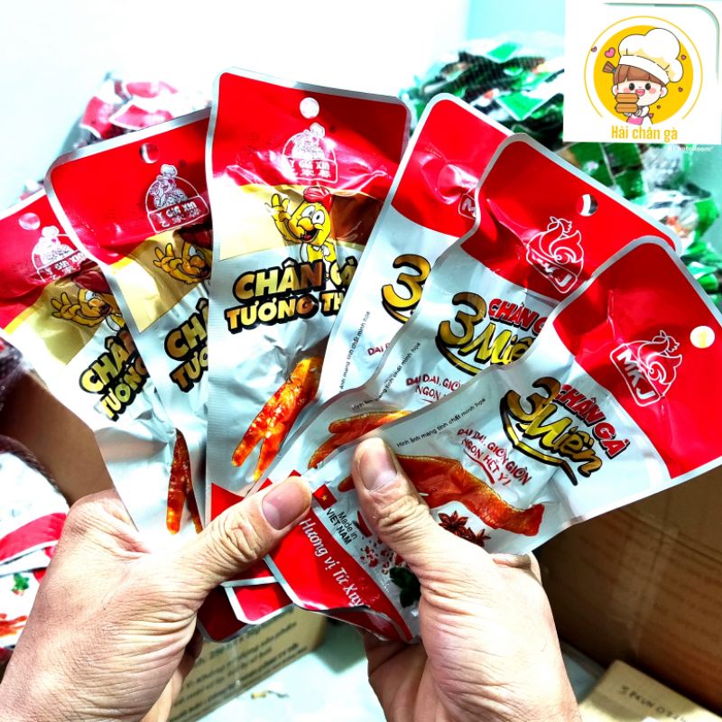 (bịch 20 chiếc)Chân gà cay tương thơm việt nam