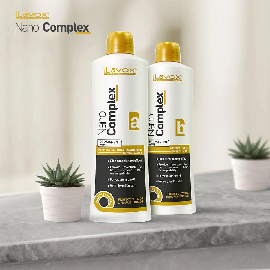 [HCM]UỐN LẠNH  NANO COMPLEX LAVOX 500ml x2 ( Uốn lạnh dạng nước )