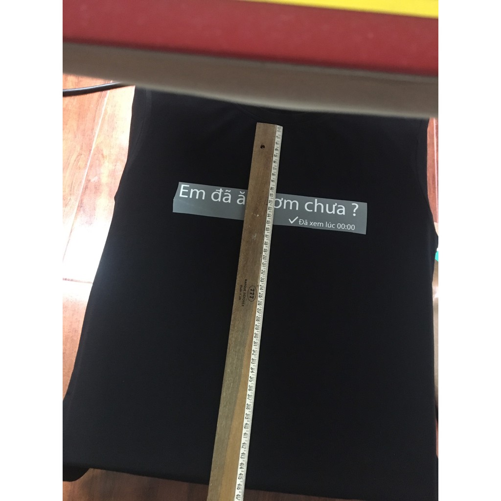 [ ẢNH THẬT ] Áo Thun EM ĐÃ ĂN CƠM CHƯA ? COTTON 4C 65% - Áo thun HoCha89