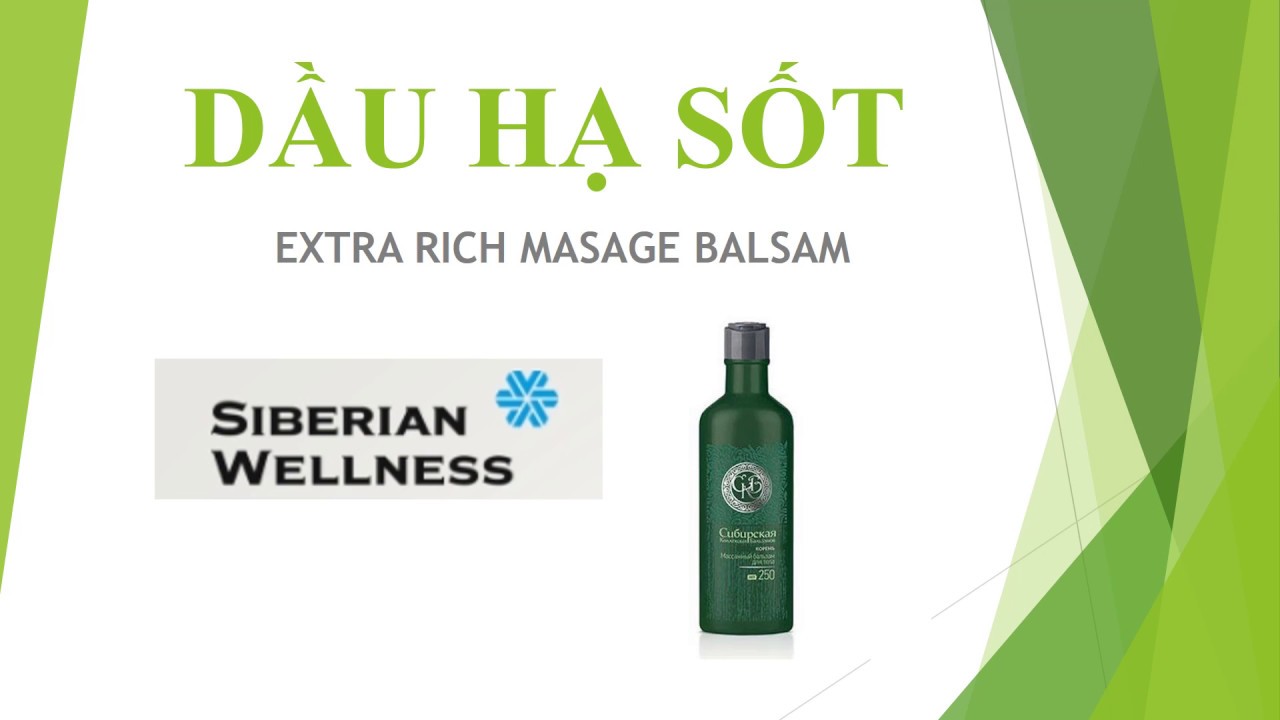 DẦU THƠM EXTRA RICH MASSAGE BALSAM ĐA CÔNG DỤNG