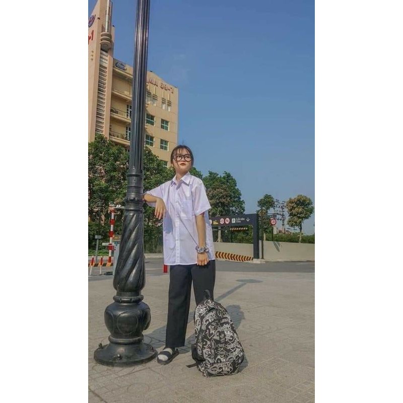 Áo Sơ Mi Tay Lửng (Ảnh Thật)