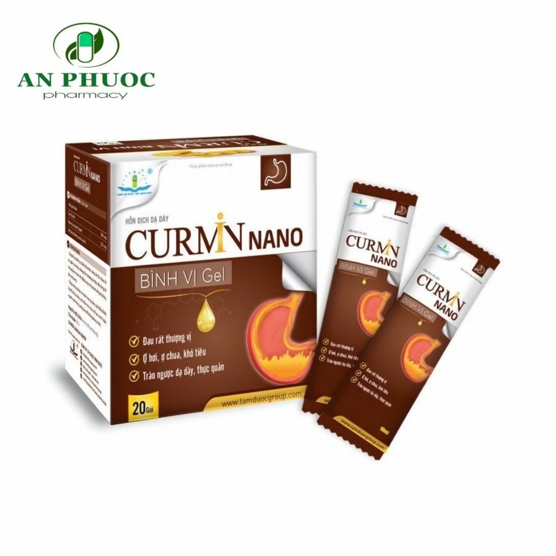 [HCM](CHÍNH HÃNG) GEL DẠ DÀY CURMIN BÌNH VỊ NANO 30 GÓI
