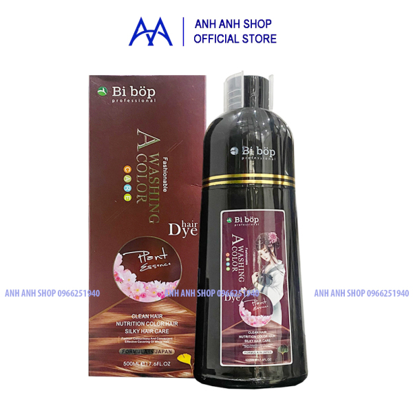[CHÍNH HÃNG] DẦU GỘI NÂU TÓC BIBOP - PHỦ BẠC PHỦ NHUỘM CAO CẤP giá rẻ