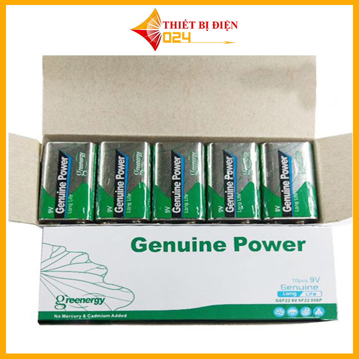 Pin vuông 9V Genuine Power chính hãng