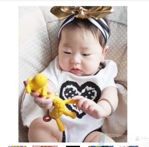 gặm nướu hươu Nhật cho bé
